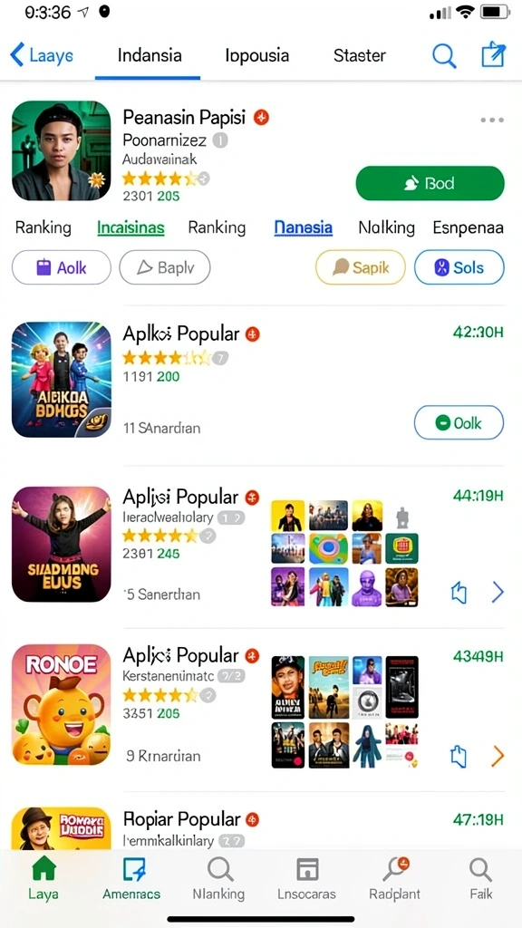 Tampilan utama game 9SL dengan pilihan mode bermain.
