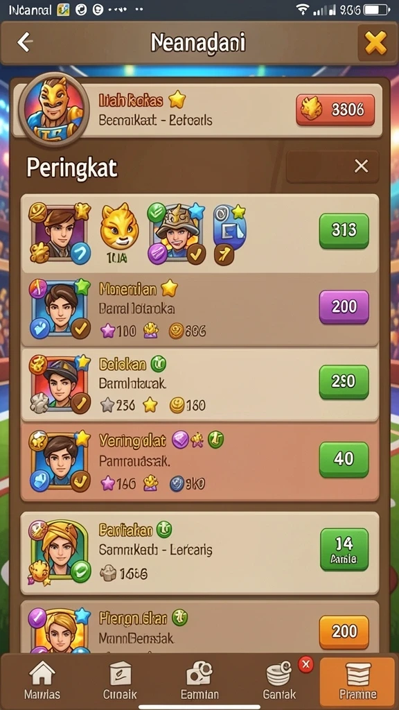 Tampilan awal yang menarik dengan antarmuka yang ramah pengguna.