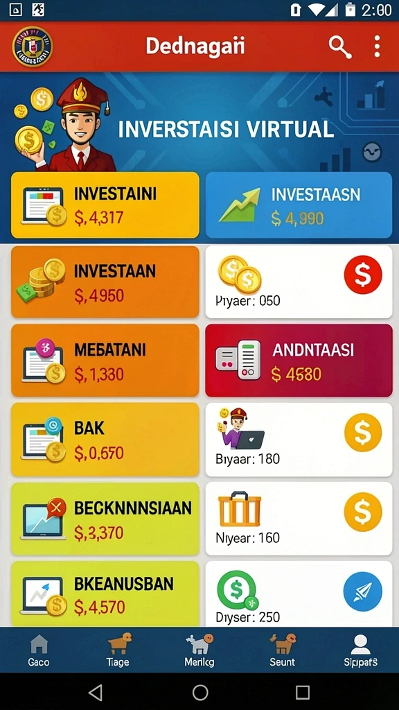 Screenshot kedua menampilkan mode permainan yang seru.