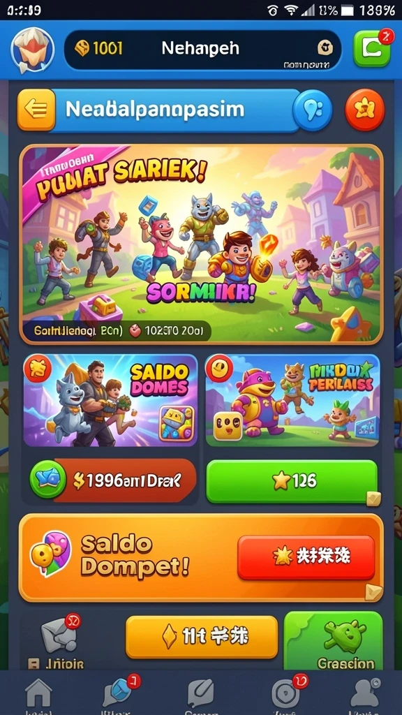 Karakter-karakter unik yang bisa dipilih.