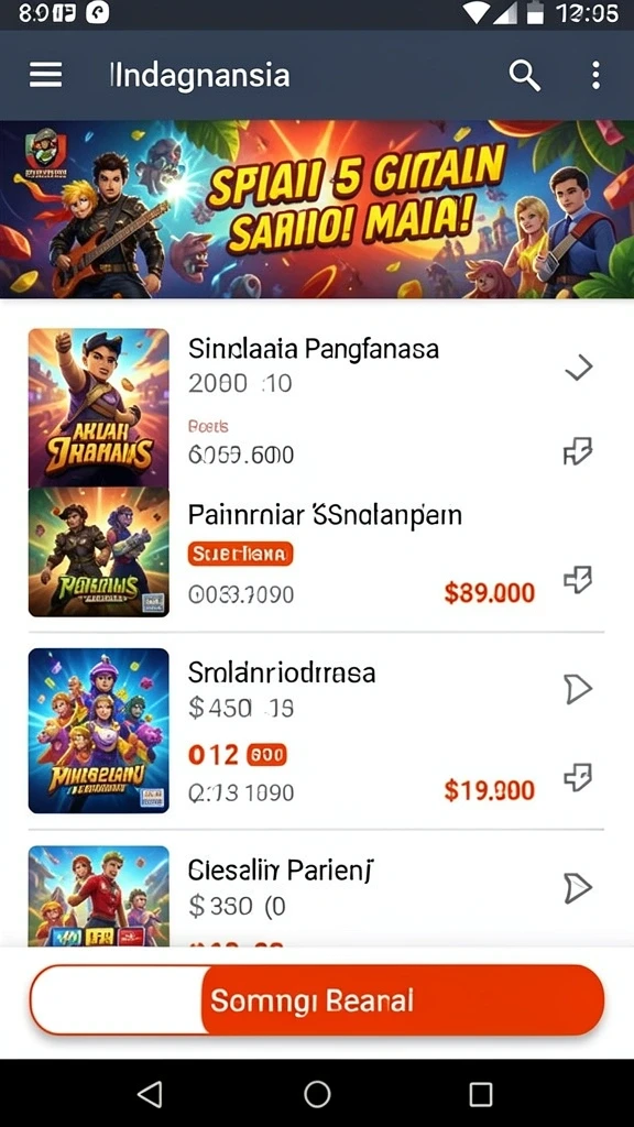 Antarmuka pengguna yang intuitif dan menarik.
