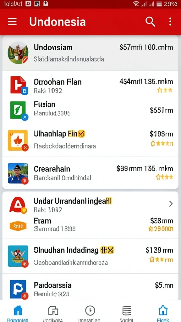 Tampilan awal permainan yang menarik.