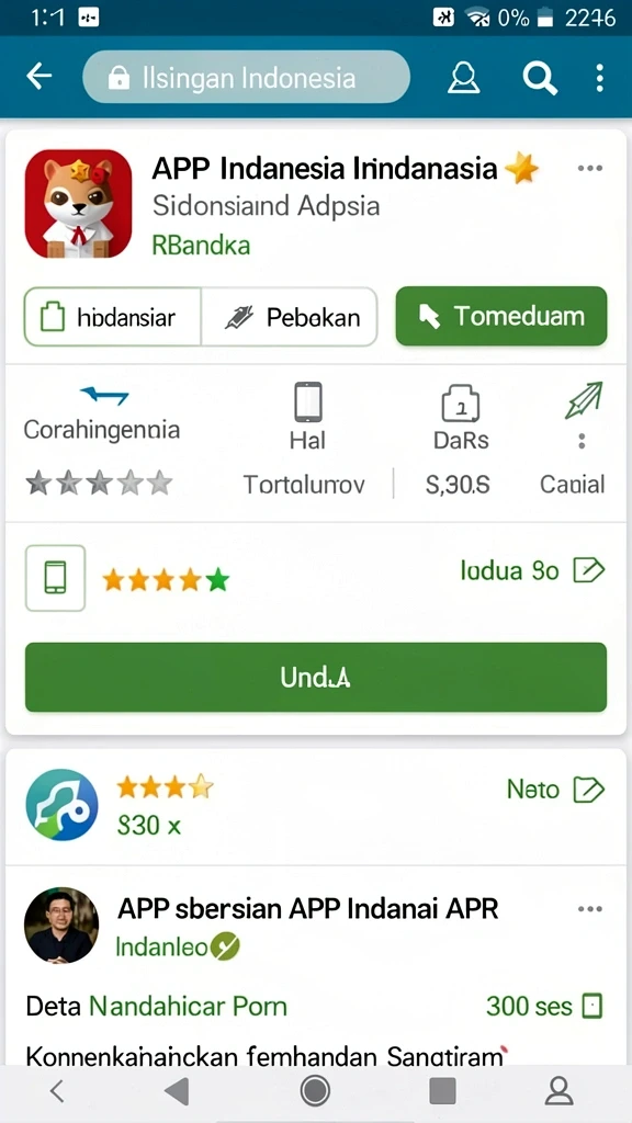 Screenshot menampilkan antarmuka utama yang menarik.