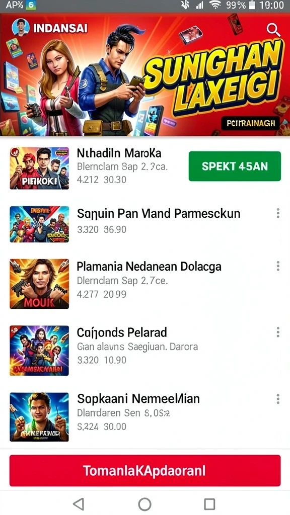 Mode permainan yang beragam dan mengasyikkan.