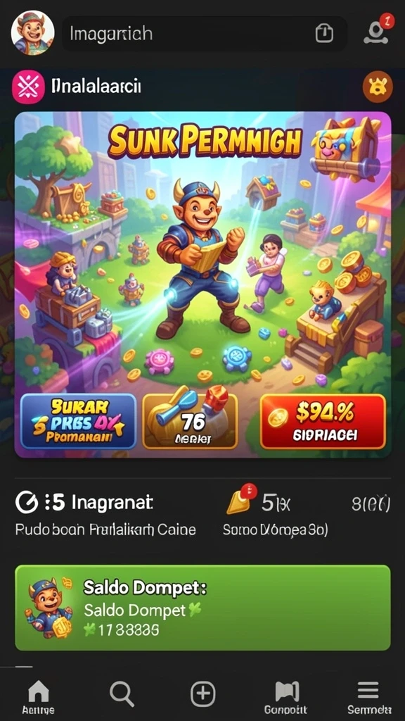 Tangkapan layar menampilkan karakter utama DYO1 dalam aksi.