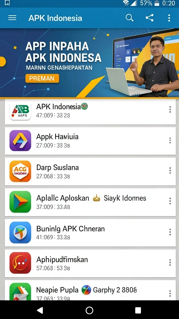 Tangkapan layar FIONA77 memberikan gambaran tentang pilihan karakter.