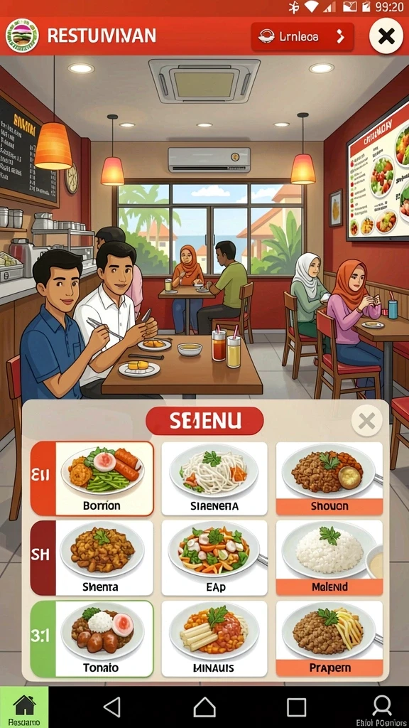 Mode permainan yang seru dan menantang.