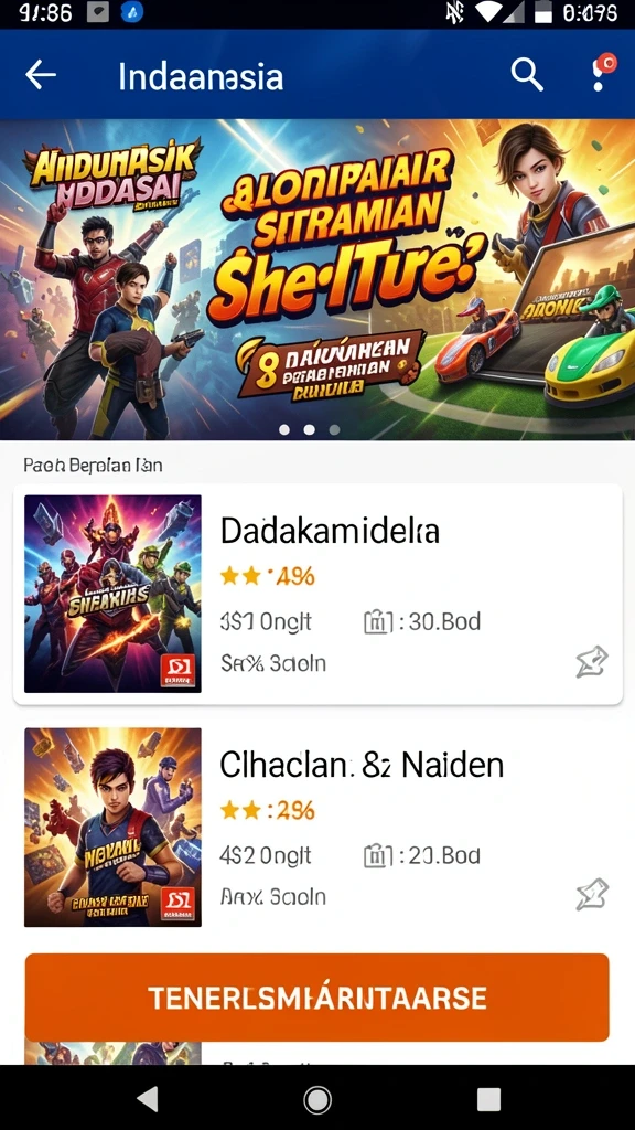 Beragam permainan yang menarik untuk semua umur.