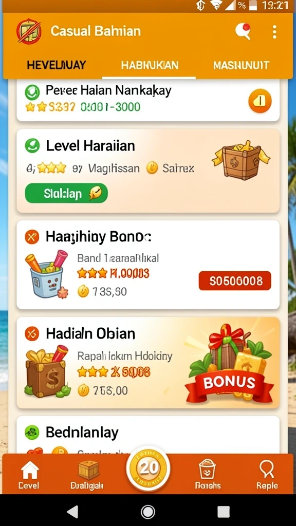 Tampilan antarmuka IDNRAJA yang menarik.
