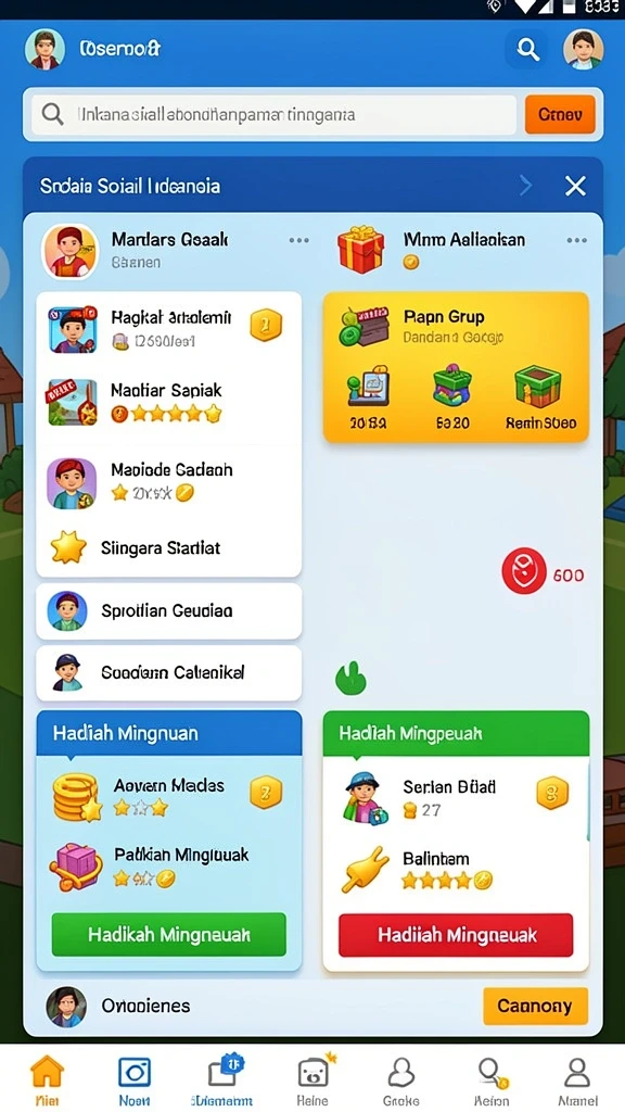 Momen seru saat bermain IDNRAJA dengan teman.