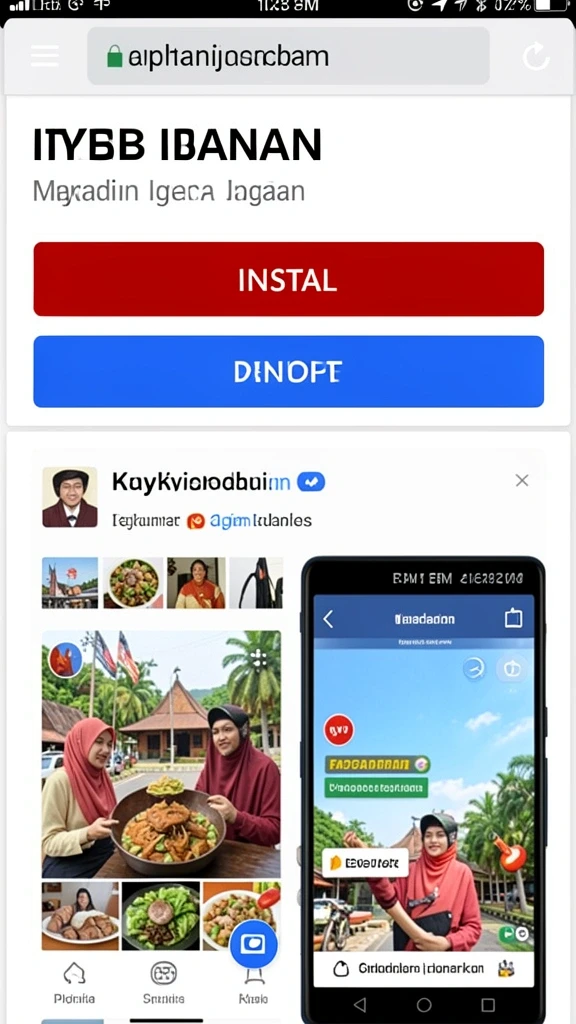 Tampilan antarmuka yang modern dan menarik.