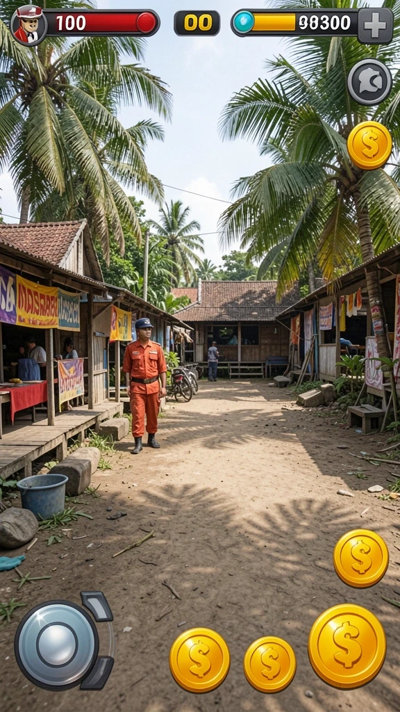 Pengaturan pertempuran yang epik dan mendebarkan.