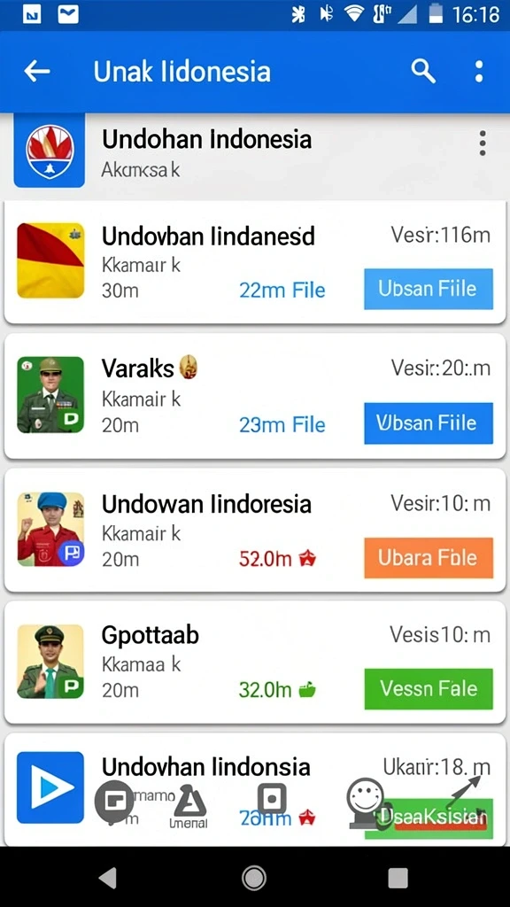 Tampilan utama aplikasi LANGIT777 yang menarik.