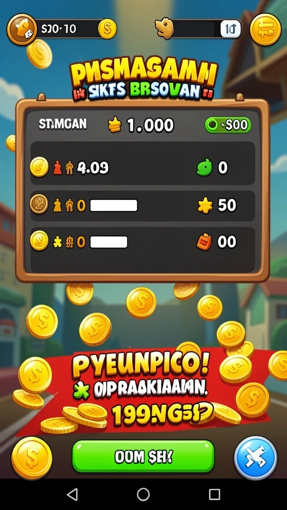Screenshot 1 menampilkan antarmuka permainan slot yang menarik.