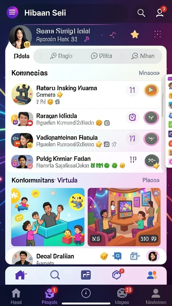 Bergabung dengan komunitas pemain yang aktif.