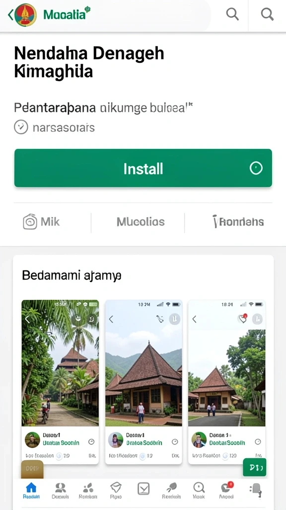 Tampilan antarmuka pengguna yang menarik.