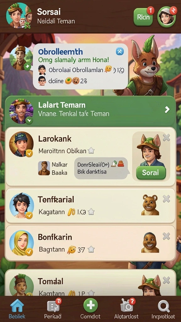 Grafis yang memukau saat menjelajahi dunia PRG007.