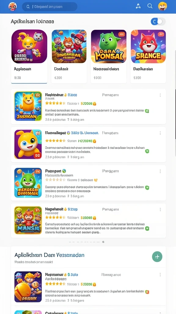 Sistem level yang menantang dan penuh dengan kejutan.