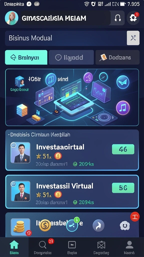 Aktivitas permainan yang seru dan menantang.