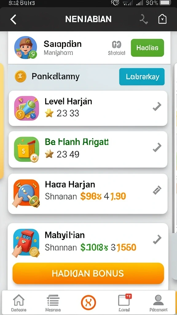 Screenshot menunjukkan pertempuran epik dengan monster besar.