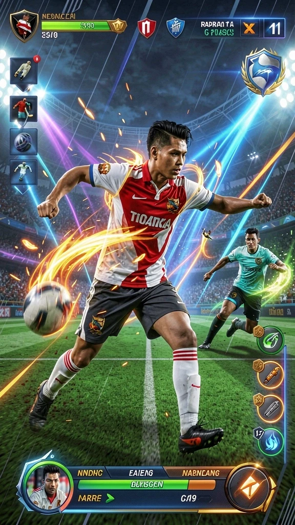 Pemandangan level baru yang menantang dan menarik.