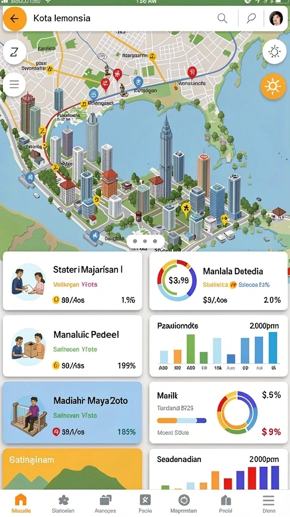 Tampilan antarmuka yang menarik dan user-friendly.
