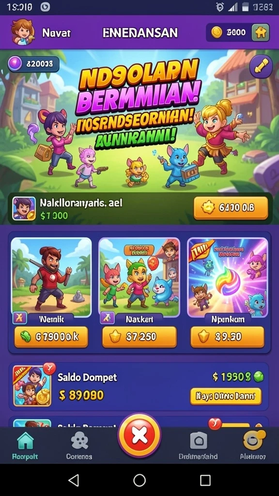 Antarmuka aplikasi yang user-friendly.