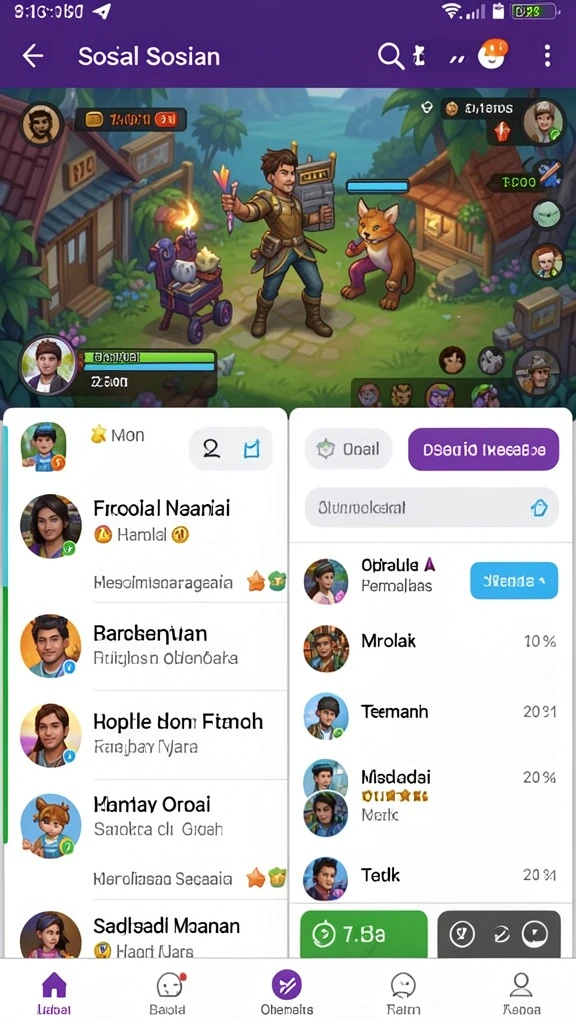 Grafis yang memukau dan efek suara yang menggugah.