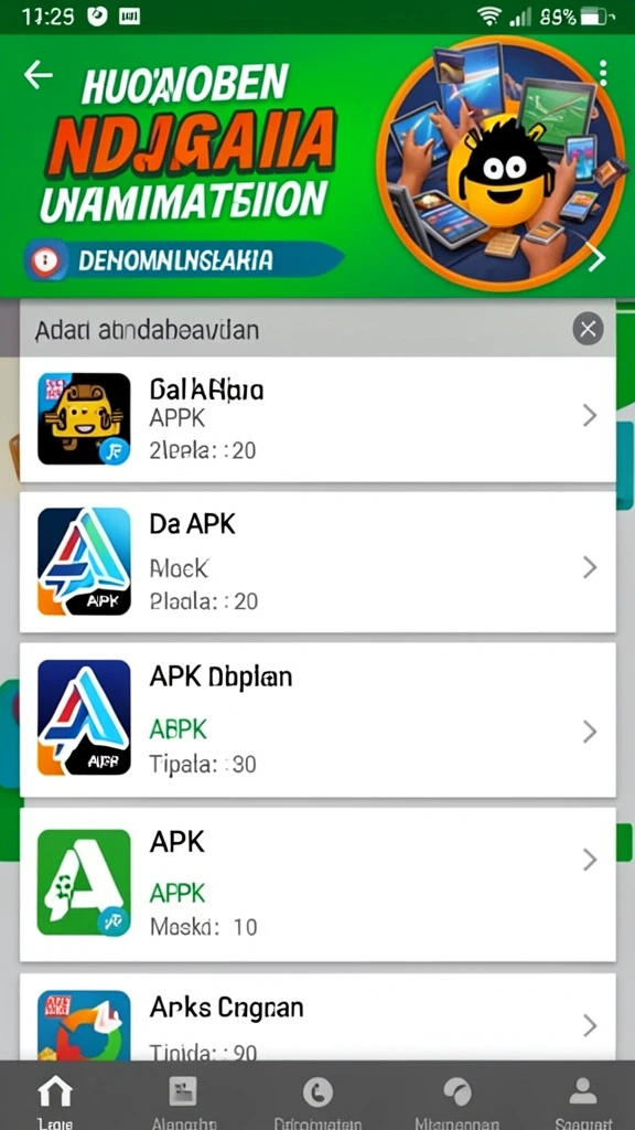 Tampilan grafis yang memukau dan penuh warna.