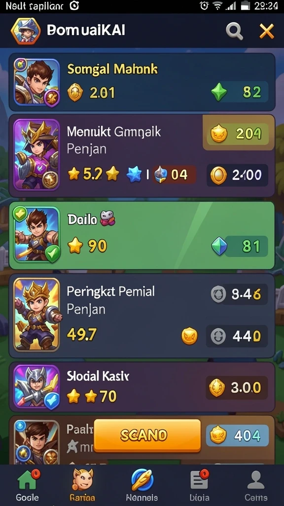 Tangkapan layar menampilkan grafis menawan dari V98.