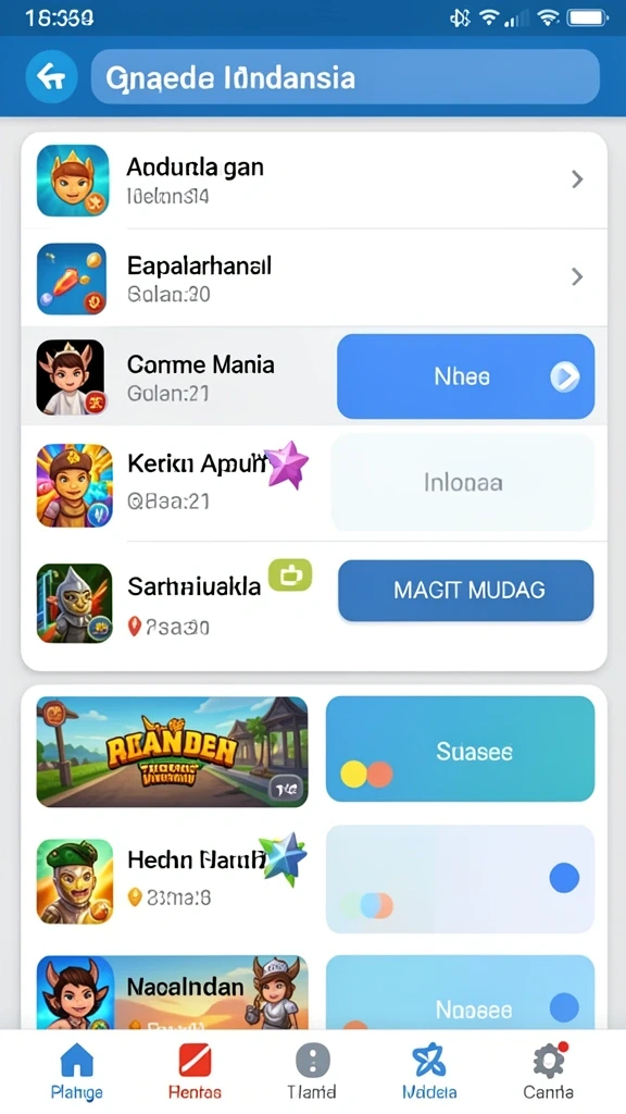 Gambar ini memperlihatkan mode permainan terbaru di V98.