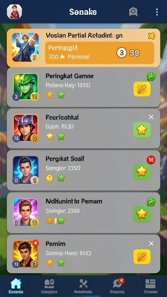 Layar utama WINSLOT menampilkan berbagai permainan slot yang menarik.