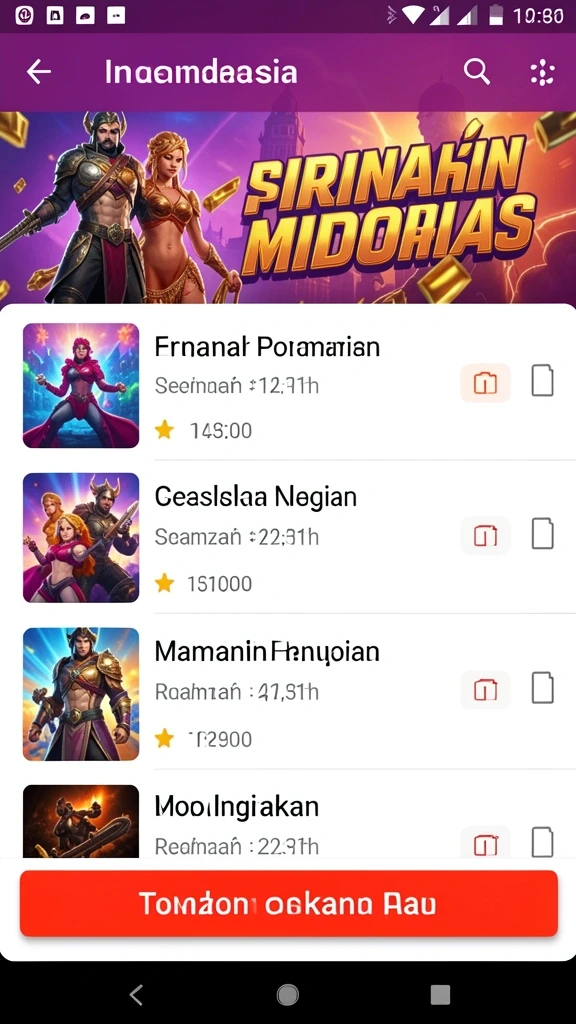 Screenshot kedua menampilkan pemandangan level yang menakjubkan.